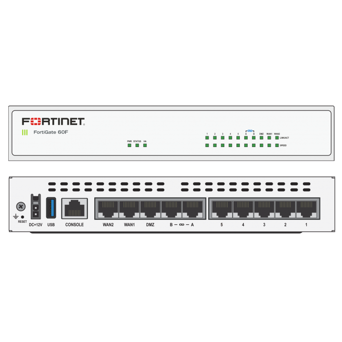 FORTIGATE FG60F Firewall + Licence FORTICARE 3 ans 